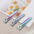 thumbnail image 6 of Unique Bargains 1 Pc Durable Long handle Nail Clippers Toenail Clippers Gradient Red Blue, 6 of 7