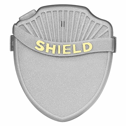 Shield Max Énurésie Énurésie Alarme avec 8 Tons Forts, la Lumière et les Vibrations pour les Garçons et les Filles Dormeurs Profonds pour Arrêter l'Énurésie Nocturne, Argent