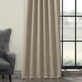 thumbnail image 4 of Classic Taupe Blackout Room Darkening Curtain (1 Panel), Classic Taupe, 50W X 108L, 4 of 6