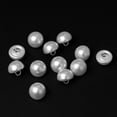 thumbnail image 4 of 12.5mm Bridal Pearl Plastic Button with Shank Back by 12-pcs, TR-12201 (White), 4 of 4
