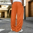 thumbnail image 4 of Baggy Sweatpants Men Wide Leg Loose Fit Lounge Gym Solid Casual Uncuffed Oversized Joggers, 4 of 4