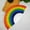 B, variant on MSJUHEG Folding Fans Hand Fan Rainbow Hand Held Folding Fan Dance Fan For Wedding Themed Parties Decoration Hand Held Fan A