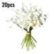 thumbnail image 1 of Paquete de flores artificiales Flor de simulación Decoración de mesa de oficina en casa Decoración floral falsa, Blanco, Amarillo 20 piezas Inevent HA8913-01B, 1 of 7