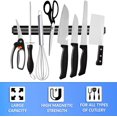 thumbnail image 4 of Magnetic knife holder kitchen 2 pieces 33cms magnetic bar knives tools magnetic bar magnetic knife holder wall knife magnetic knife holder magnetic bar, 4 of 5