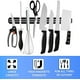 thumbnail image 4 of Porta cuchillos magnético cocina 2 piezas 33cms barra magnética cuchillos herramientas barra magnética porta cuchillos magnético cuchillo de pared porta cuchillos magnético barra magnética, 4 of 5