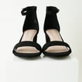 thumbnail image 4 of J. Adams Daisy Block Heel Sandals, Ankle Strap Block Heel Open Toe Dress Shoes, Chunky Heels for Women, 4 of 8