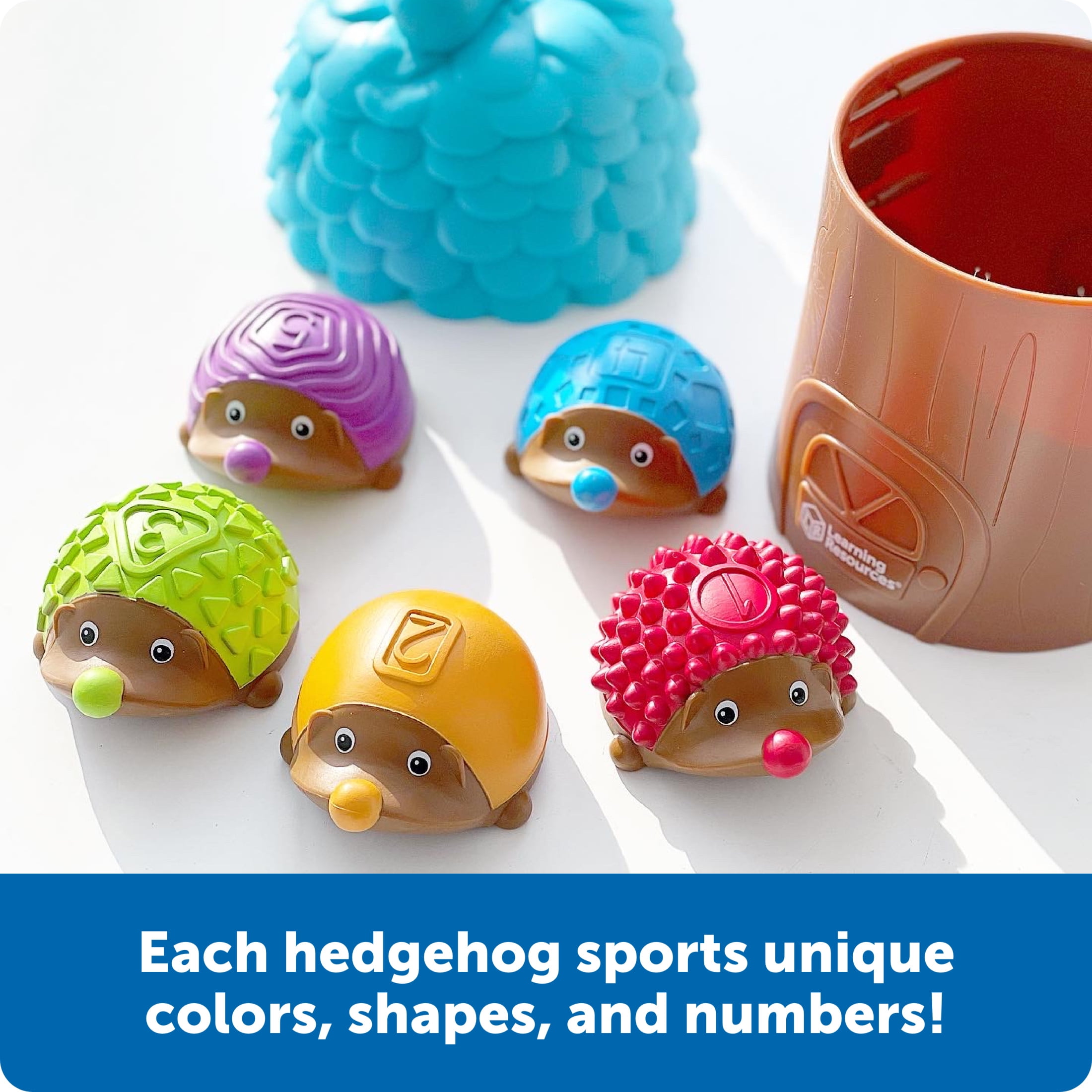 Learning Resources Spike the Fine Motor Hedgehog Sensory Tree House - Preschool Learning Toys for Boys and Girls Ages 18+ months