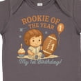 thumbnail image 4 of Inktastic Rookie of the Year First Birthday Football Theme Boys Baby Bodysuit, 4 of 5