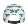 thumbnail image 6 of Balery Baseball Cap Adjustable Size for Running Workouts and Outdoor Activities All Seasons Dad Hat(Cartoon Shark), 6 of 9