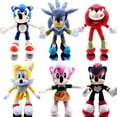 thumbnail image 1 of Set de 6 peluches de Sonic the Hedgehog de 20 cm, 1 of 1