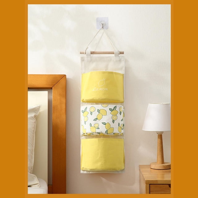 Bolsa de almacenamiento para colgar en , estantes colgantes sobre , bolsillos impermeables para cama, bolsa de noche para , 3 bolsillos Macarena Carrito de noche