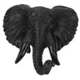 thumbnail image 5 of HOMEMAXS  Elephant Statue Head Halloween Indoor Wall Decorations Black, 5 of 8
