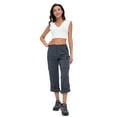 thumbnail image 6 of Hiauspor Womens Cargo Hiking Convertible Pants Zip off with 5 Pockets Grey XS, 6 of 9