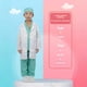 thumbnail image 2 of Ropa de médico para niños, ropa de enfermera, ropa de bata blanca para cirugía, ropa de laboratorio para jardín de infantes, ropa de juego profesional, 2 of 6
