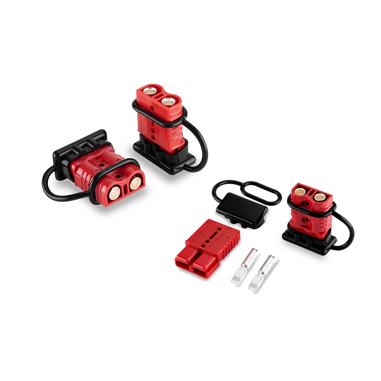 WEISEN 4 Pack Battery Quick Connect Disconnect Electrical Plug Kit 2