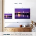 thumbnail image 4 of Elephant Stock View Across The Potomac Wall Art - Horizontal Canvas Wall Art - Living Room Wall Decor - Architecture Canvas - Gray And Purple Decor - 12" x 8", 4 of 8