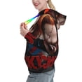 thumbnail image 4 of Saiise Chucky U Women's Hoodies Long Sleeve Sweatshirts Drawstring Pullover Tops with Pocket Casual Loose-, 4 of 6