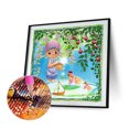 thumbnail image 2 of 5D DIY Diamond Painting Kits Full Round Drill Pearl Girl Mosaico Imagen Artesanía Sywqhk Decoración hogareña, 2 of 9