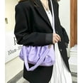 thumbnail image 2 of Kukuzhu Quilted Shoulder Bag Tote Bag Women Leather Pleated Hobo Bag Chic Soft Handbag Purse, 2 of 7