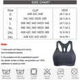 thumbnail image 7 of Nebility Women High Impact Racerback Sports Bras Wirefree Front Adjustable Workout Tops Bounce Control Gym Activewear Bra, 7 of 7