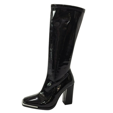 

Qufokar Extra Wide Calf Boots for Women Plus Size Rain Boots for Women Mid Calf 8 Solid Shoes Booties High Middle Zipper Comfortable Retro Women Heels Color Women S Boots