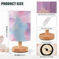 thumbnail image 3 of Watercolor Pink Flowers Table Lamp with USB Port LED Warm Light Lamp Night Light Home Decor, 3 of 7