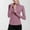 Pink, variant on Sevevn Womens Long Sleeve Workout Tops Quarter Zip Pullover Quick Dry Crop Athletic Slim Fit Yoga Shirts