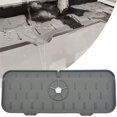 thumbnail image 1 of ORUYROP Silicone Faucet Splash Catcher-Kitchenguard Silicone Faucet Handle Drip Catcher Tray, Splash Guard, Faucet Splash Catcher Silicone Absorbent Mat for Home Bathroom Vanity (1pcs Grey), 1 of 7