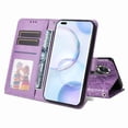 thumbnail image 5 of Funda tipo cartera GANGXUN para Huawei Nova 9 Pro , diseño girasol, cuero PU, soporte, cierre magnético, tarjetero, 5 of 5