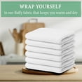 thumbnail image 4 of AIR-100% Cotton Terry Towel Cleaning Rags White 14'x17'|Pack of 60|Grade White Rags|Soft Large Cleaning Rags|Super Absorbent|Quick Dry|Multipurpose Towels|Restaurant Towels|Reusable Shop Rags, 4 of 4