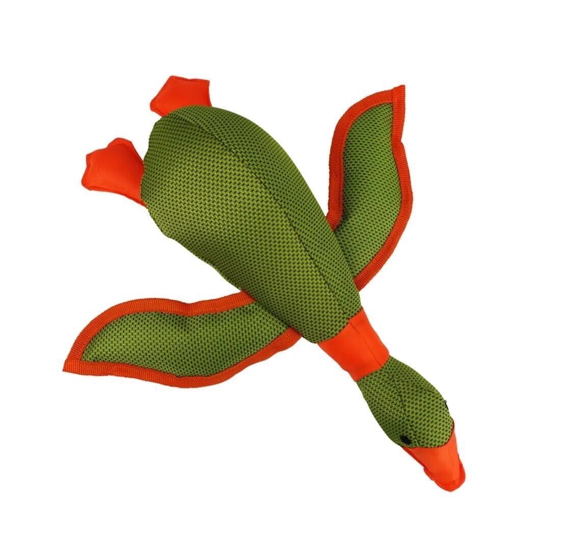 Large Tough Duck Toys for Big Dogs Durable Aggressive Chewer Play Toss Fetch (Full Set - All 4 Toys)