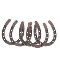 BESTYASH Rustic Metal Horseshoe Wall Hanging Unique Design for Home 5Pcs