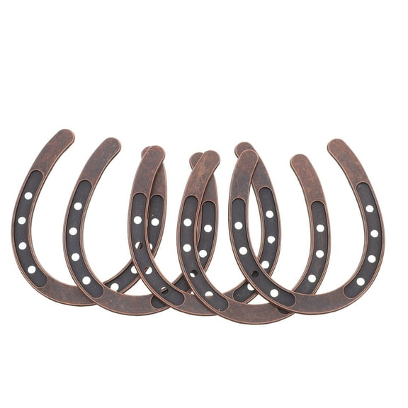 BESTYASH Rustic Metal Horseshoe Wall Hanging Unique Design for Home 5Pcs