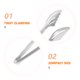 thumbnail image 3 of Raindrops Pinzas Para Servir De Acero Inoxidable Con Ergonómico Para Cocina Y, 3 of 8