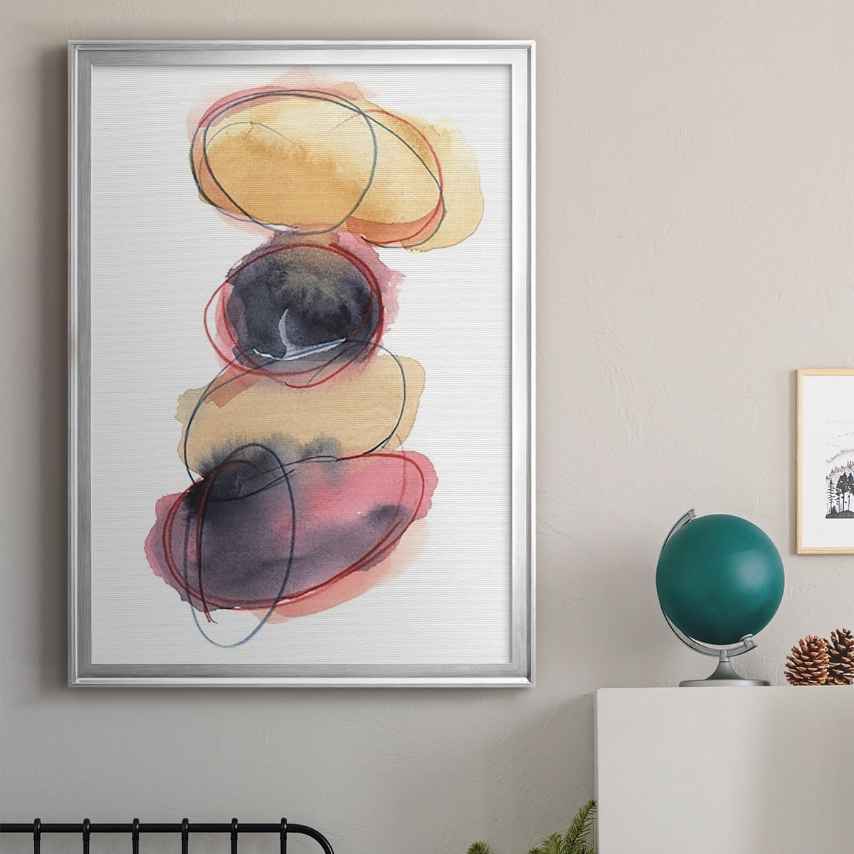 Balancing Act II Premium Framed Print, in Gold, Black, or Silver - Ready to Hang