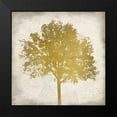 thumbnail image 2 of Allen, Kimberly 12x12 Black Modern Framed Museum Art Print Titled - Tree Silhouette Gold 3, 2 of 5