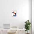 thumbnail image 2 of Toucan Baby & Mother Perched Animals & Insects Graphic Art White Framed Art Print Wall Art, 2 of 7