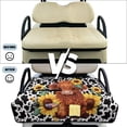 thumbnail image 6 of Yuyamidu Cute Highland Cow Golf Cart Seat Covers for Club Car Seat Cover for 2 Passenger Cow Print Sunflowers Golf Cart Golf Cart Seat Towel Blanket, 6 of 8
