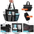 thumbnail image 3 of MAINYU Mesh Shower Caddy Tote Bag 8 Pockets, Hanging Portable Toiletry Bag for Men and Women, College Dorm Essentials Quick Dry Bath Organizer for College Dorms, Gym, Camp, 3 of 6