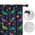thumbnail image 4 of Blackout Kids Curtains,Space Dinosaur Pattern Childrens Insulated Curtains Set Of 2,Bedroom Essentials,Toddler Room Decor 52"x84", 4 of 5
