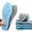 Blue, variant on 4D Cloud Tech U Shaped Memory Foam Insoles For Adult Daily Sports Work Foot Care Assorted Solid Colors 1 Pair Shock Absorbing Arch Support Anti Fatigue Shoe Insert Pads