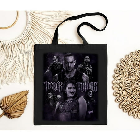 vintage Soft material  immerse yourself in comfort Terror Twins WWE Rhea Ripley And Damian Priest Tote Bag-TH24192