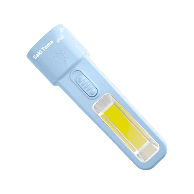 HLONK Flashlights 3 Modes USB Rechargeable Multi-functional Flash Light Mini Portable LED Flashlights for Students Blue