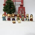 thumbnail image 3 of 10pcs Natividad Pesebre Decoración Cristo Nacimiento de Jesús Adorno Resina Católica de Decoración Navideña perfecl Estatua de la figura de la natividad, 3 of 7