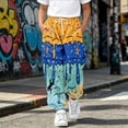 thumbnail image 2 of Hiijoy Boys Casual Sweatpants Loose Ice Cream Print Pants Fall Drawstring Pockets Pants, 2 of 6