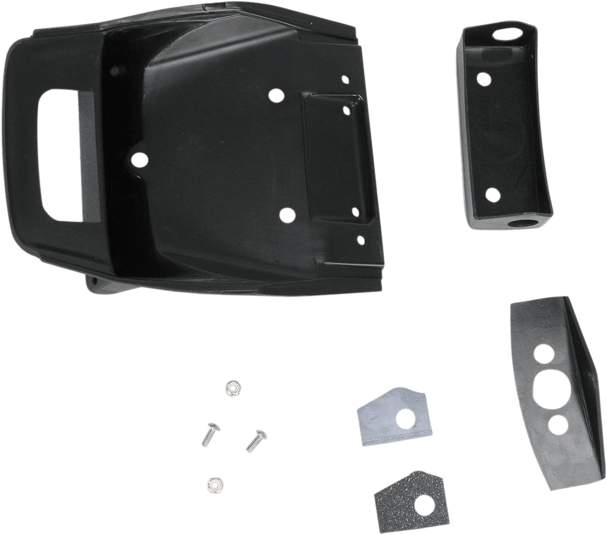 Hotbodies Racing License Plate Bracket - Textured Black ABS, Fits Honda CBR250R/300R
