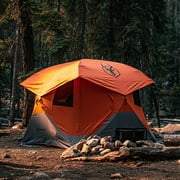 Gazelle T4 4-Person Pop Up Camping Tent with Removable Floor & Rain Fly