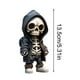 thumbnail image 5 of 5 Piezas Sudadera Halloween Muñecas Calavera Artesanías Resina Escultura Gótica Hombre Esqueleto (A), 5 of 5