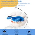 thumbnail image 4 of Drecage Toddler Boys Girls Cute Shark Slippers Kids Non-Slip Fuzzy Bedroom House Shoes, 4 of 7