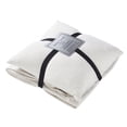 thumbnail image 5 of Better Trends Enrich Decorative & Throw Pillow, 100% Polyester, 50" x 60" Throw & 18" x 18" Pillow, Natural, 5 of 7